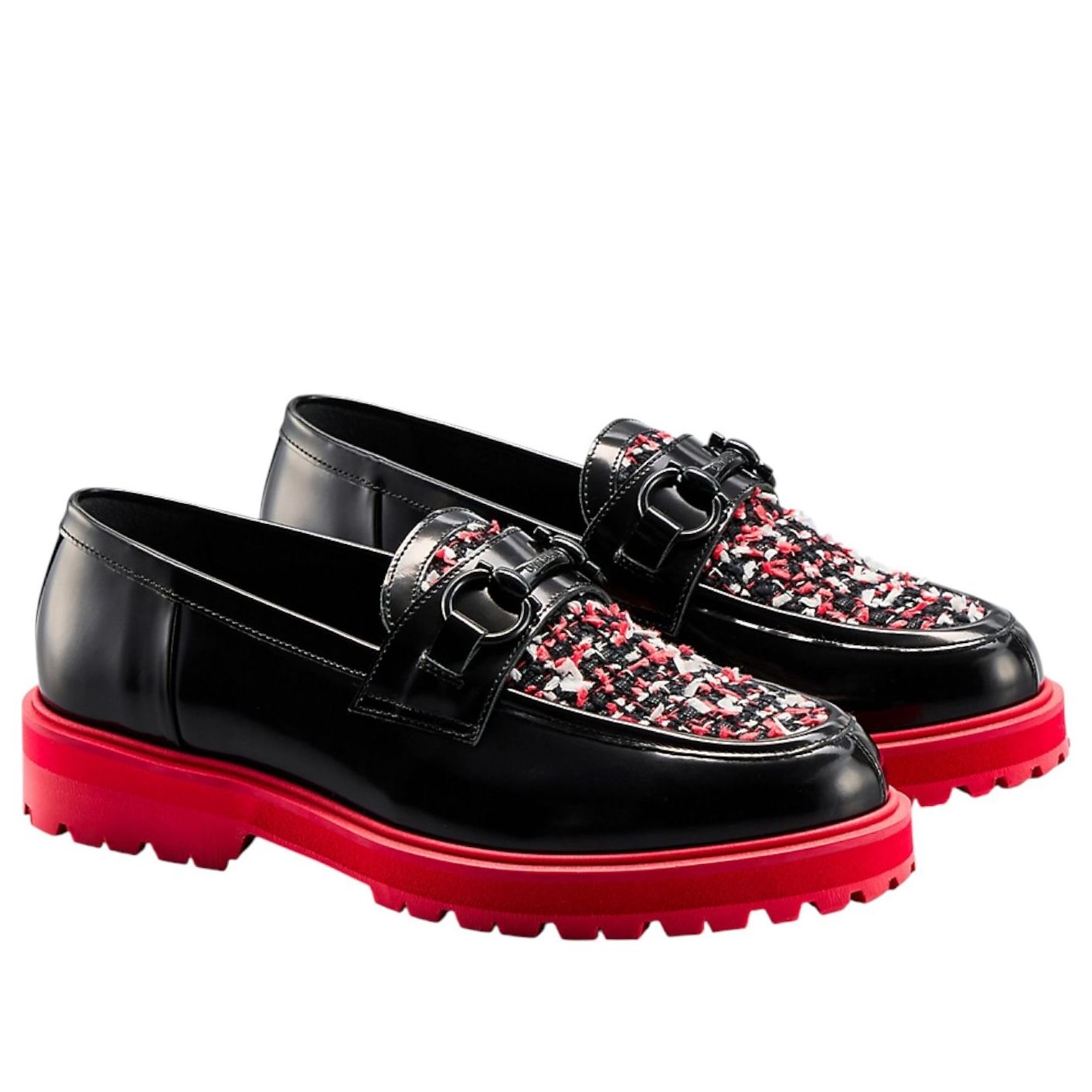 (WMNS) Onitsuka Tiger Bit Loafer 'Black Classic Red' 1182A680-002