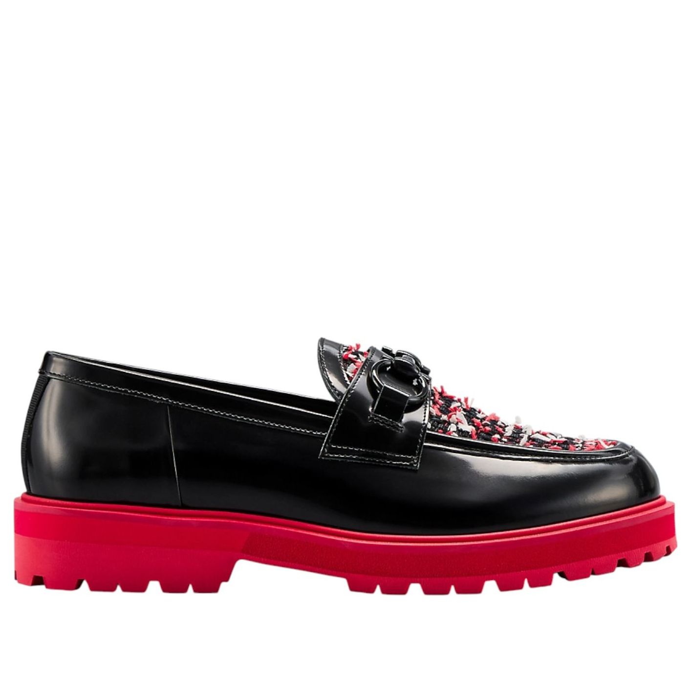 (WMNS) Onitsuka Tiger Bit Loafer 'Black Classic Red' 1182A680-002