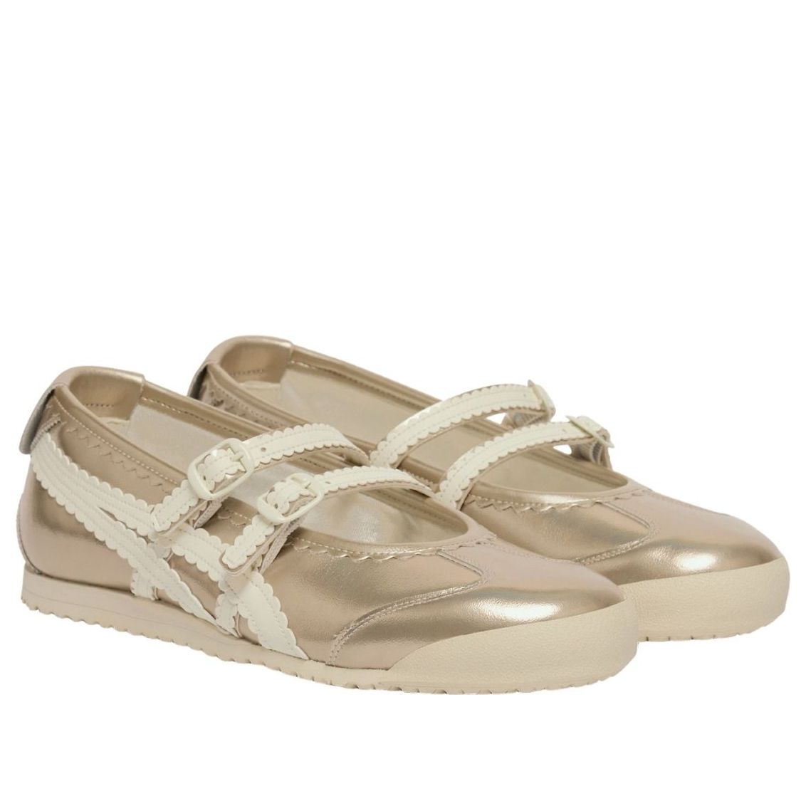 (WMNS) Onitsuka Tiger Mexico 66 TGRS 'Metallic Pack Champagne Cream'  1182A708-250