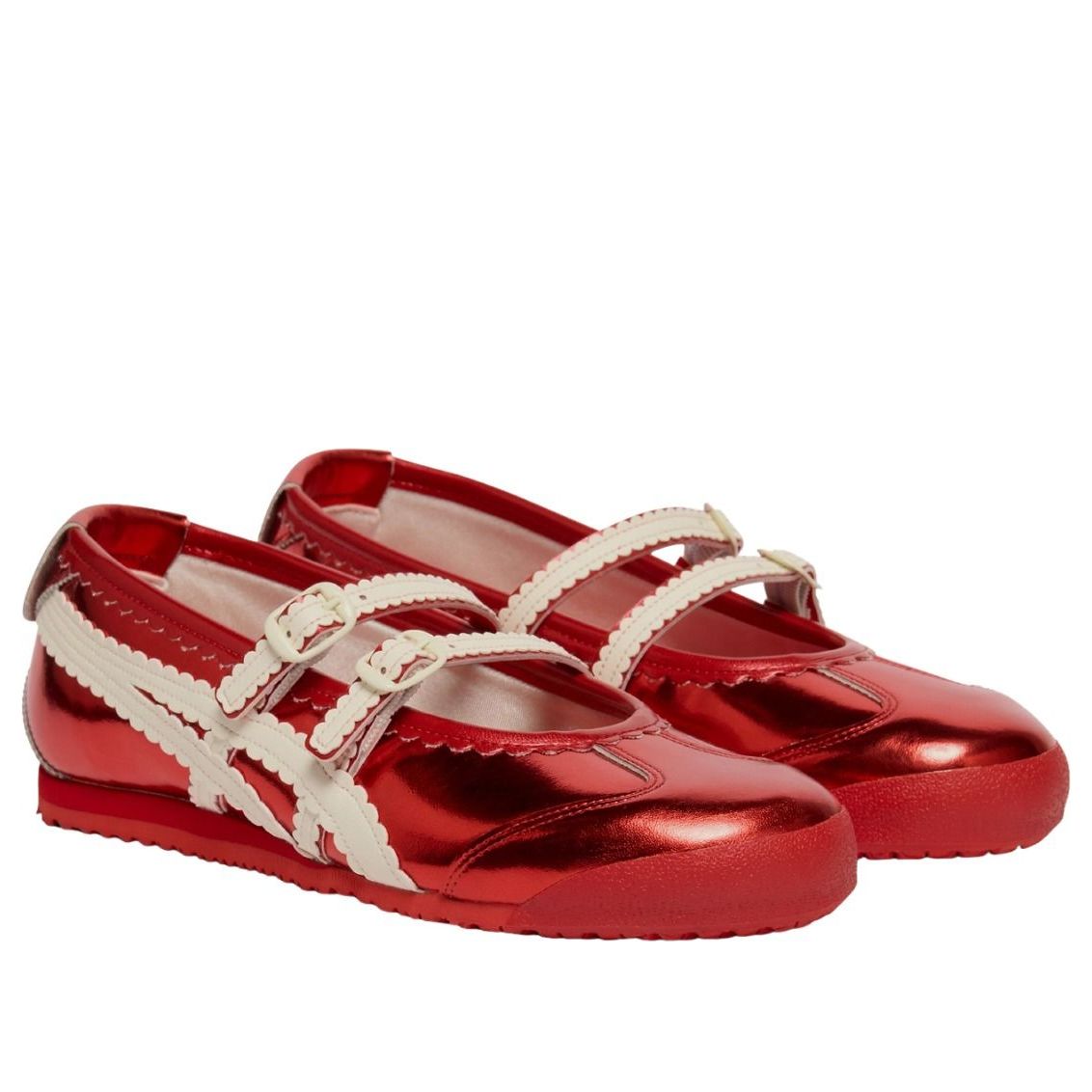 (WMNS) Onitsuka Tiger Mexico 66 TGRS 'Metallic Pack Classic Red Cream'  1182A708-700