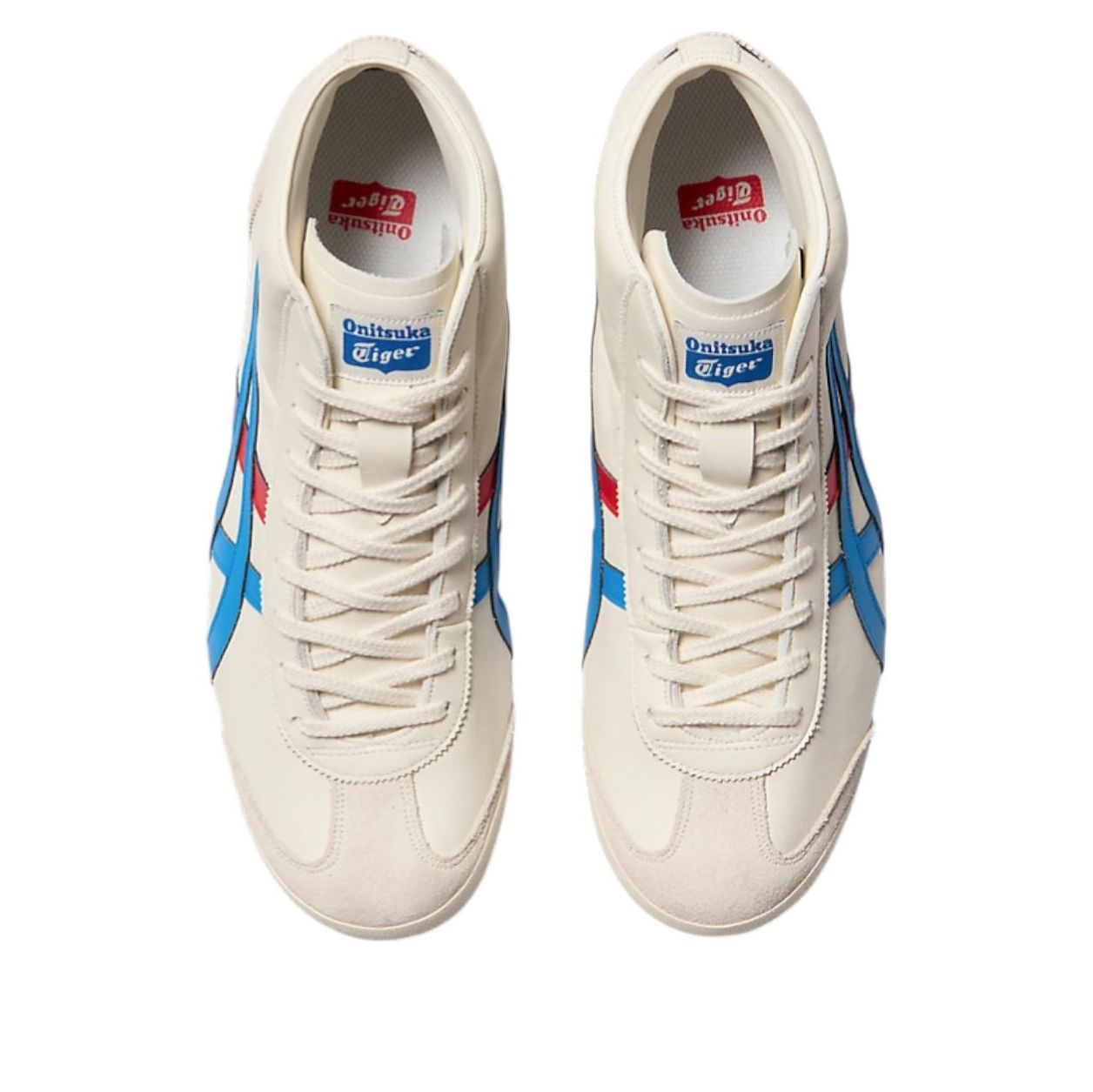 Onitsuka Tiger Mexico Mid Runner 'Cream Directoire Blue Red'  1183B577-103
