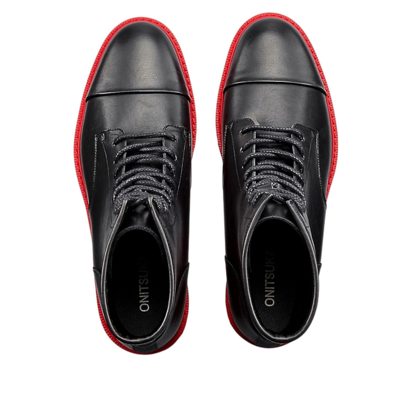 The Onitsuka Lace-Up Boot 'Black Classic Red' 1183B826-002
