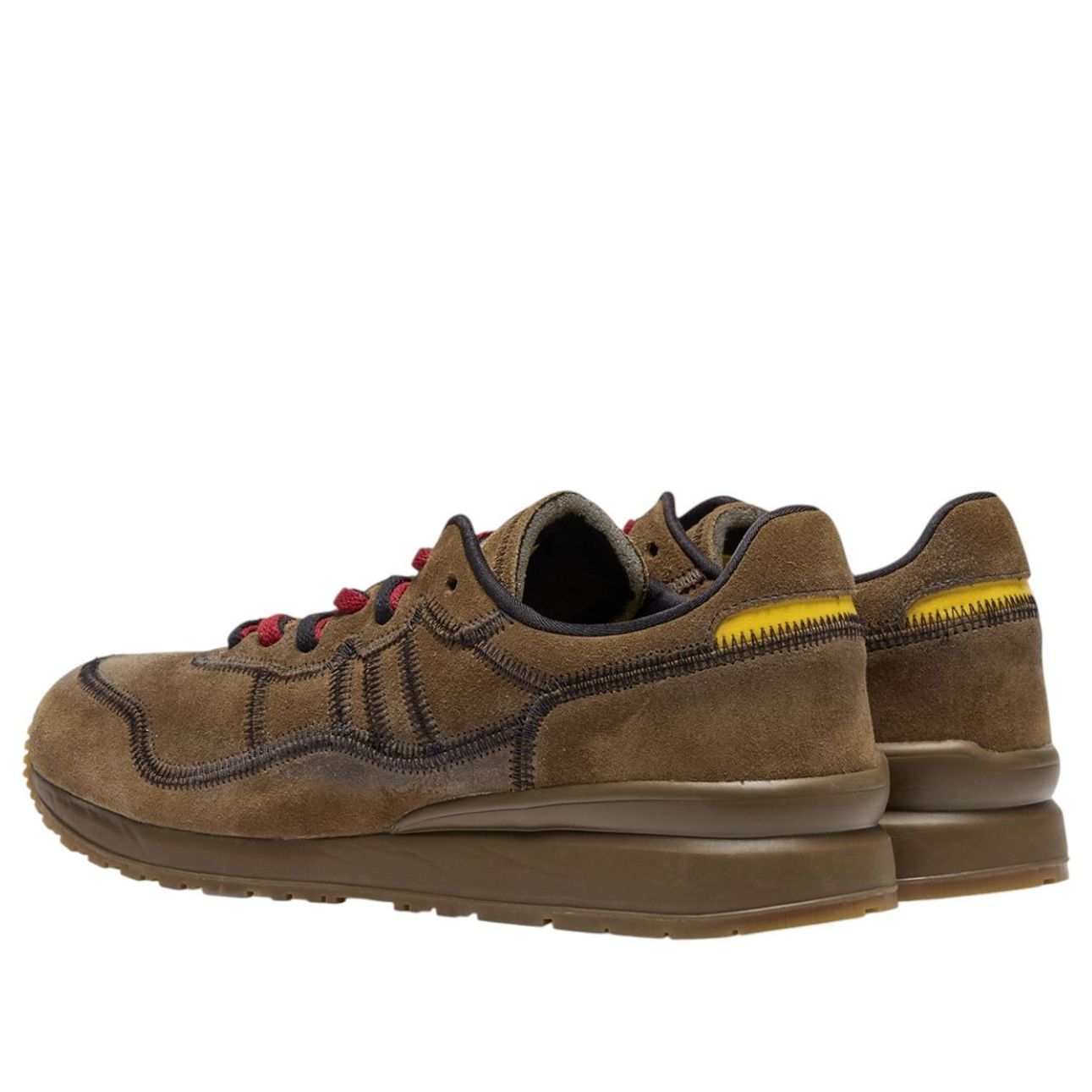 Onitsuka Tiger Tiger Ally Stitch 'Brown Storm Vibrant Yellow' 1183C447-201