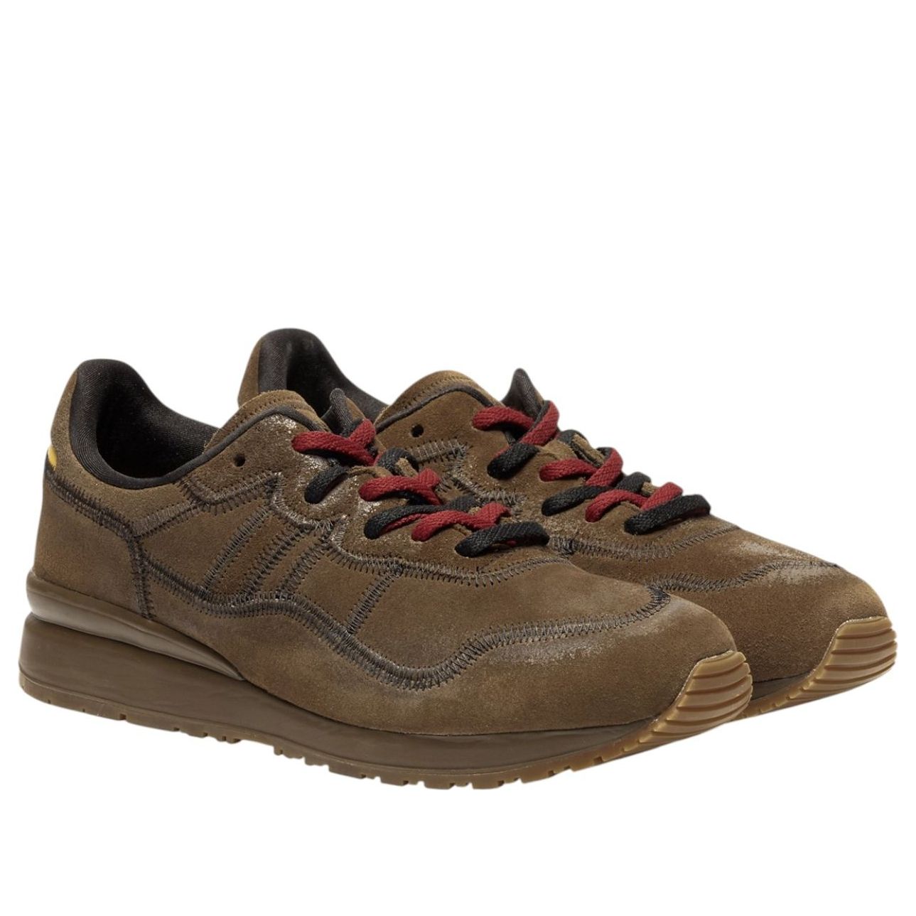 Onitsuka Tiger Tiger Ally Stitch 'Brown Storm Vibrant Yellow' 1183C447-201