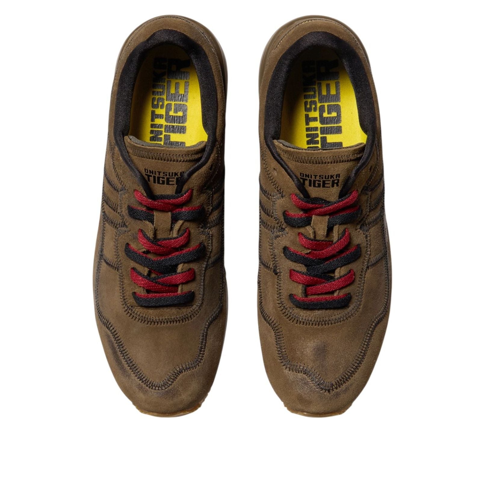 Onitsuka Tiger Tiger Ally Stitch 'Brown Storm Vibrant Yellow' 1183C447-201