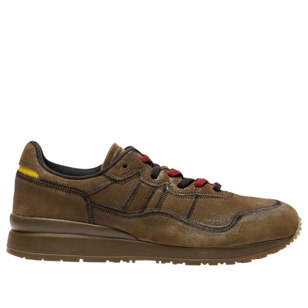 Onitsuka Tiger Tiger Ally Stitch 'Brown Storm Vibrant Yellow' 1183C447-201