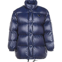 PRADA Down Jackets Women's Baltic Sea Blue