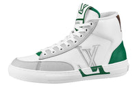 LOUIS VUITTON Charlie Ankle Sneakers 'Grey Green' Women's