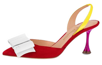 LOUIS VUITTON Blossom Slim Heel High Heels 7.5cm Women's Red