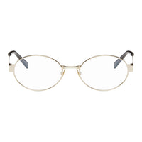 SAINT LAURENT Metal Acetate Eyeglass Frames Women's Gold