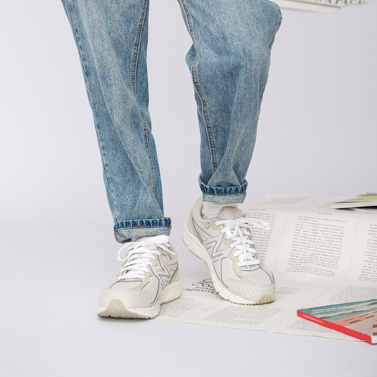 (WMNS) New Balance 480 Beige 'Cream y' W480KO5