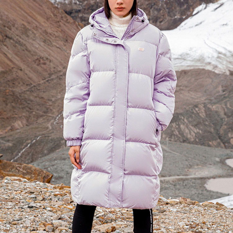 (WMNS) Skechers Long Down Jacket 'Multi-Color' L420W264