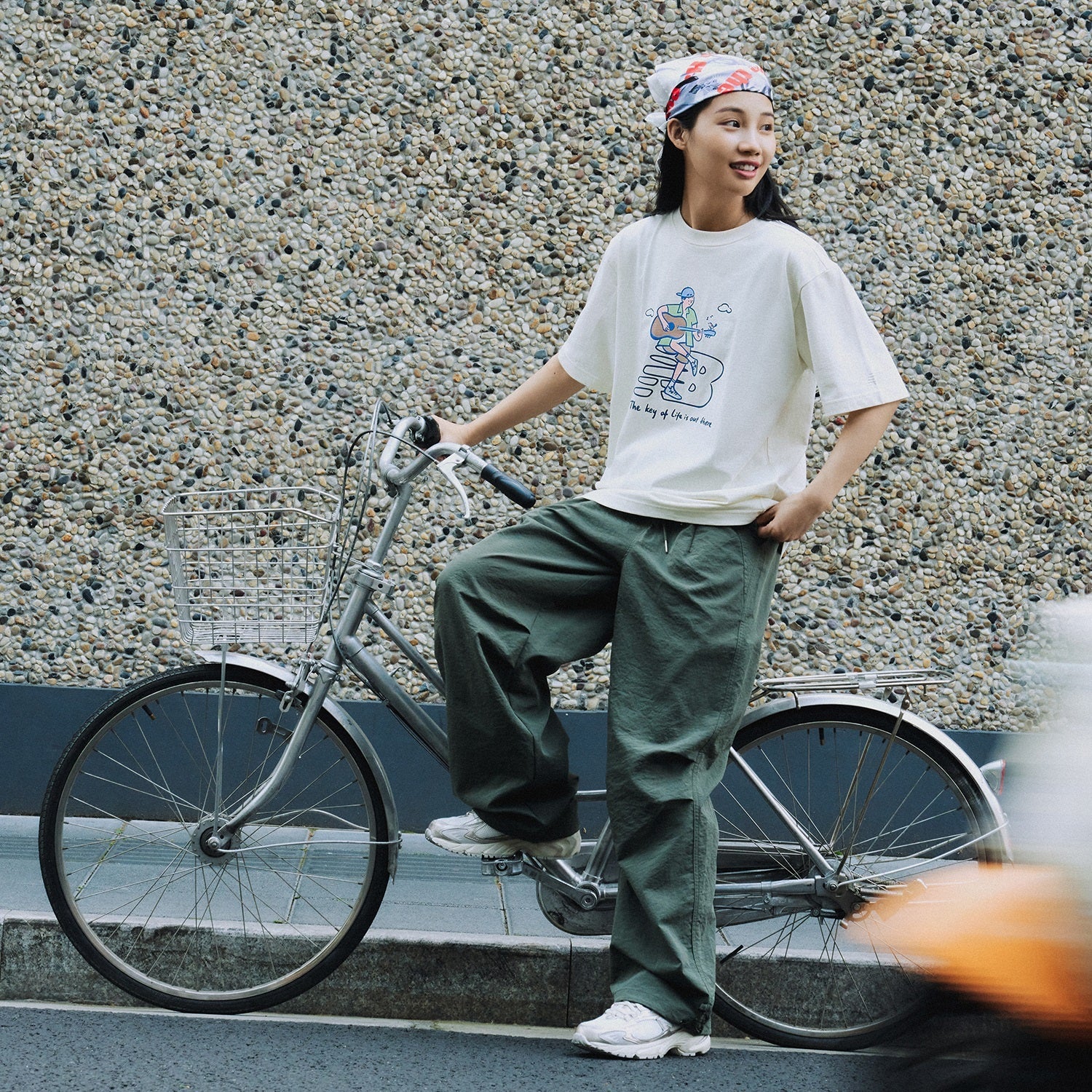 New Balance x PK Guitar Graphic T-Shirt Asia Sizing 'Ivory' NEE26021-IV