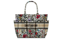 DIOR Canvas Handbag Handbag Women's Multicolor/Embroidery
