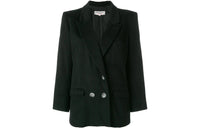 SAINT LAURENT FW22 Business Suits Coats Women's Black