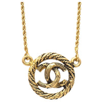 CHANEL 1990-2000s Cc Chain Necklace