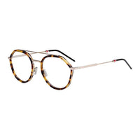 DIOR Metal Acetate Aviator Eyeglass Frames Unisex Tortoiseshell