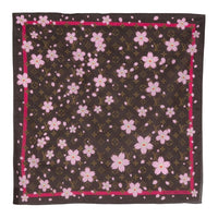 LOUIS VUITTON Silk Silk Scarves Women's Brown