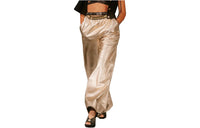 CHANEL SS24 Casual Pants Women's Gold