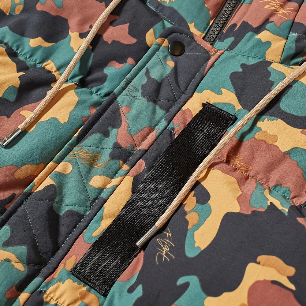 Air Jordan Drawstring Hooded Camouflage Hooded Down Coat 'Camouflage' DC9679-333