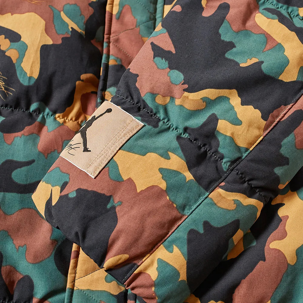 Air Jordan Drawstring Hooded Camouflage Hooded Down Coat 'Camouflage' DC9679-333