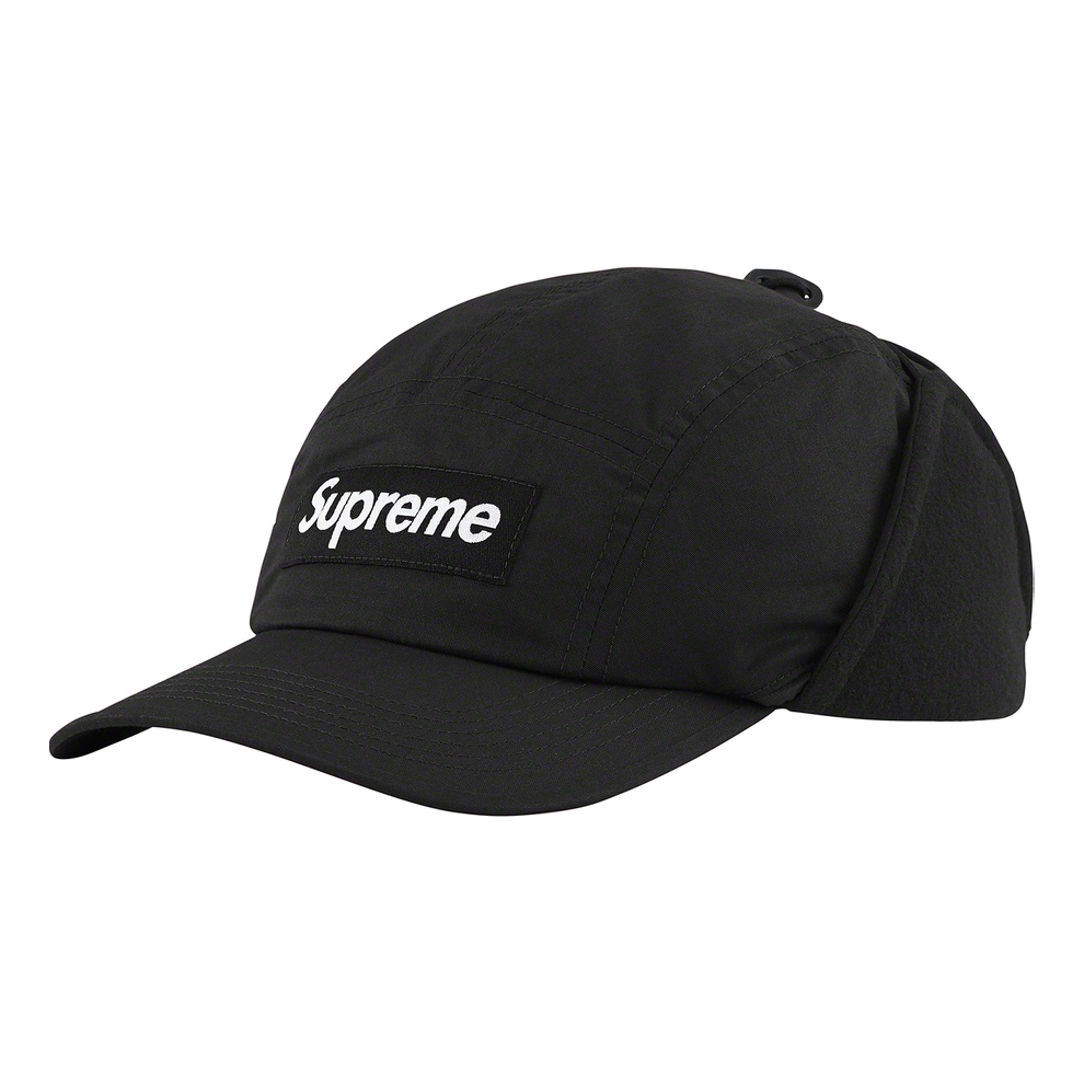 Supreme Packable Earflap Camp Cap 'Black White' SUP-FW22-1079