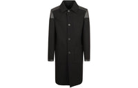 PRADA Panelled Long Sleeved Coat