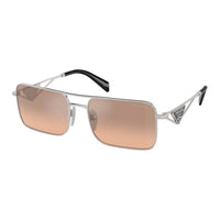 PRADA Metal Aviator Sunglasses Women's Silver