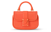 LOUIS VUITTON Grain Cow Leather Shoulder Bag, Crossbody Bag, Handbag Regular Women's Orange