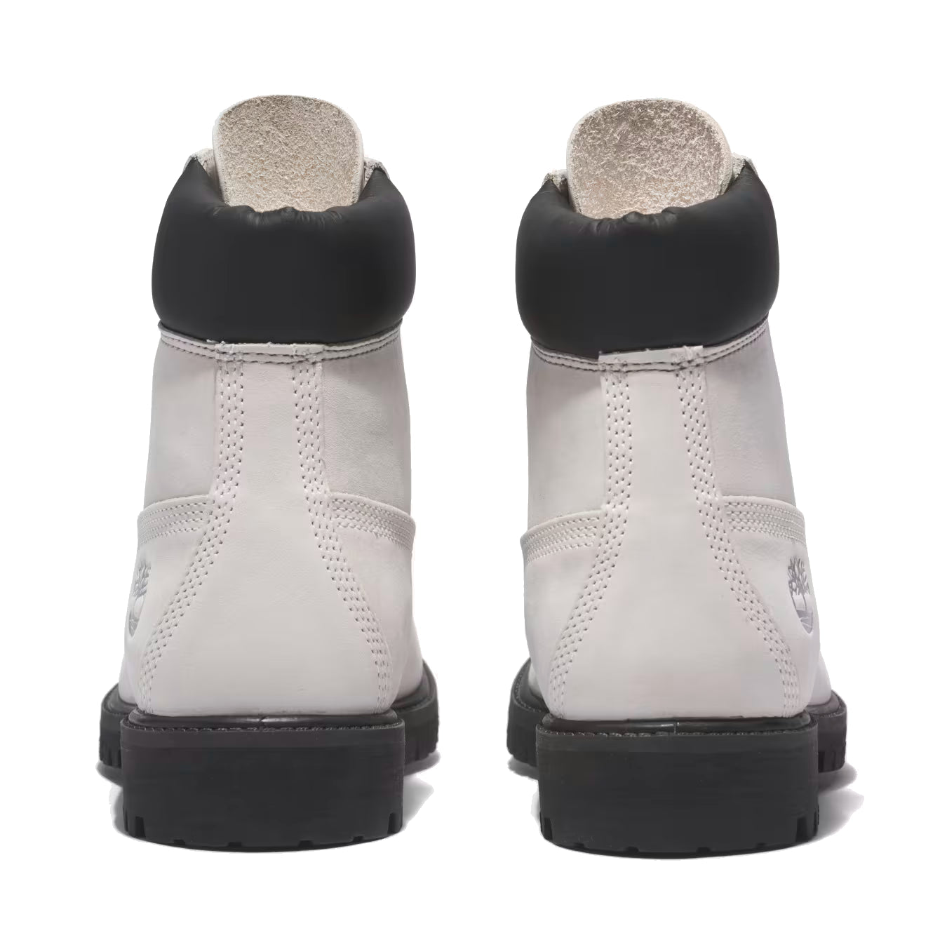 Timberland Premium 6 Inch Boots 'White Nubuck with Red' A5S4G