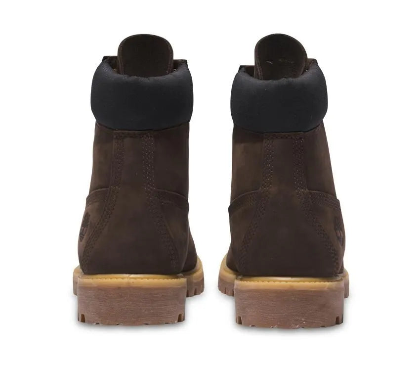 Timberland Premium 6 Inch Waterproof Boots 'Dark Brown Nubuck' A5TJ5