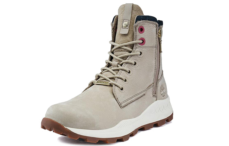 Timberland Brooklyn Side Zip Boots 'Beige Nubuck' A41AMW