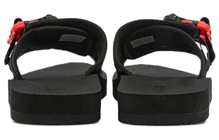 THE NORTH FACE Trekking Base Camp Strap Slides 'Black Red' 819V-IH7