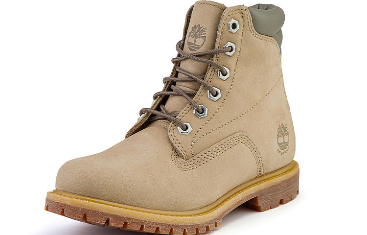 (WMNS) Timberland Waterville 6 Inch Boots 'Light Beige Nubuck' A2M26269