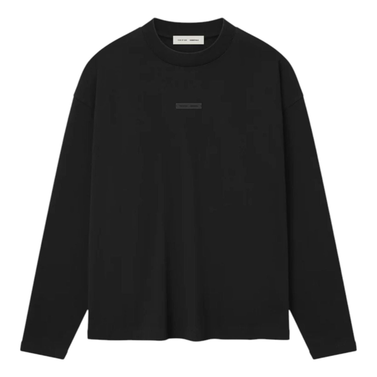 Fear of God Essentials Classic Long Sleeve T-Shirt 'Jet Black' 125SP254200F
