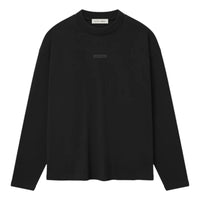 Fear of God Essentials Classic Long Sleeve T-Shirt 'Jet Black' 125SP254200F