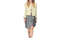 CHANEL SS24 Casual Short Skirts Women's Silver Gray