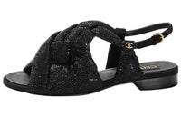 CHANEL Strap Sandals Women's Black