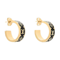 LOUIS VUITTON Nanogram Enamel Earrings