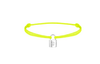 LOUIS VUITTON Sterling Silver Bracelets Unisex Neon Yellow