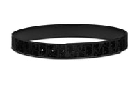DIOR Cow Leather Belts Unisex Black Width 3.5cm