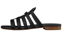 HERMES Slide Slippers Women's Black
