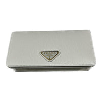 PRADA Leather Crossbody Bag, Shoulder Bag Women's White