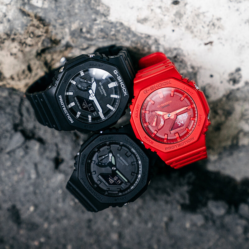 CASIO G-Shock Analog-Digital 'Red' GA-2100-4APR-PERSON