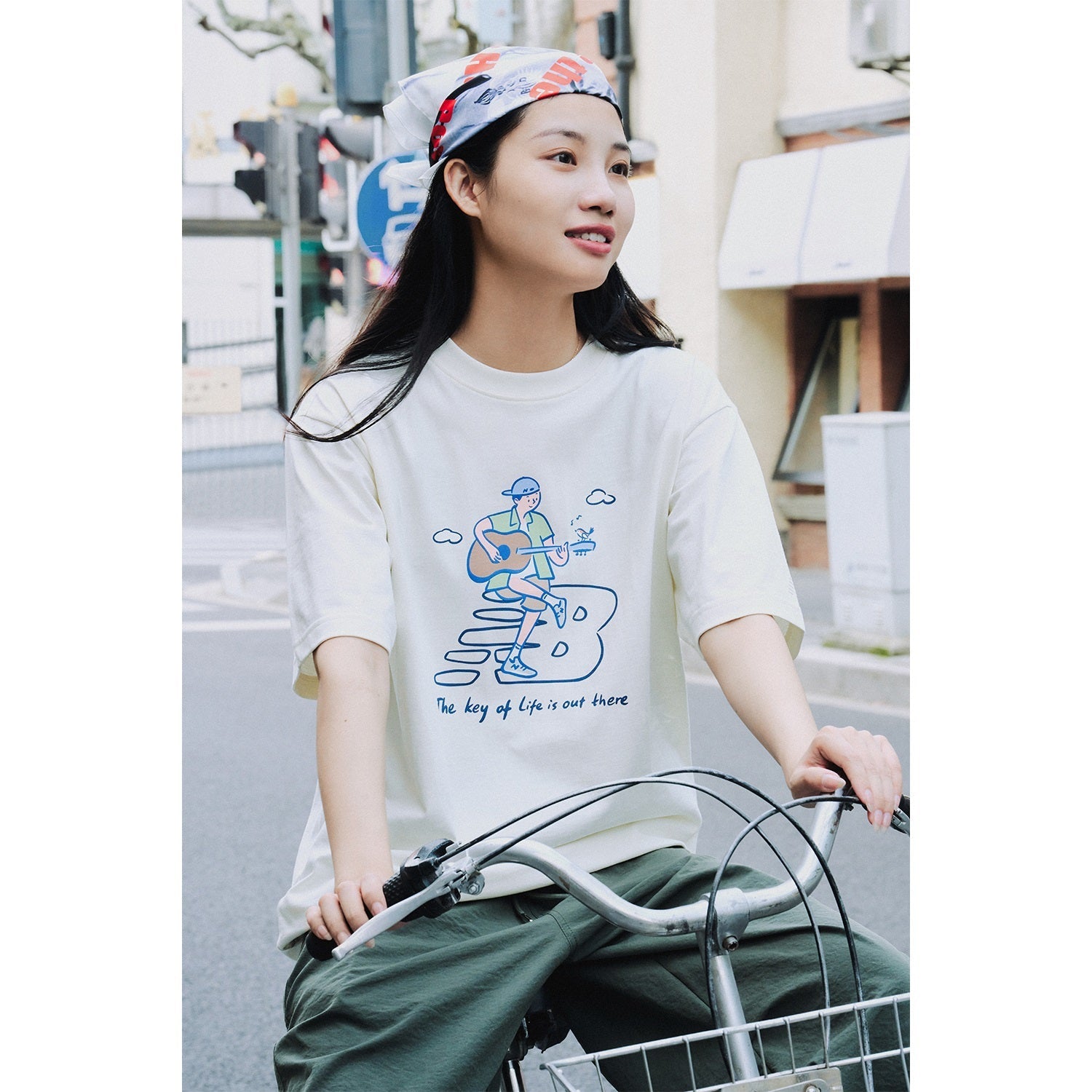 New Balance x PK Guitar Graphic T-Shirt Asia Sizing 'Ivory' NEE26021-IV