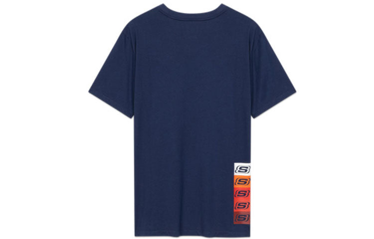 Skechers Knit Short Sleeve Sports Tee 'Multi-Color' L220M165