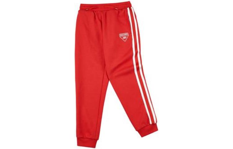 (GS) Skechers Stripe Sports Knitted Set 'Red White Grey Navy Orange' L321K109