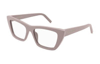 SAINT LAURENT Cat Eye Eyeglass Frames Women's Pink