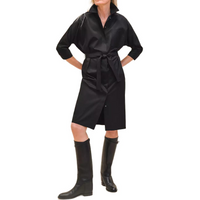 HERMES Long-Sleeved Dresses Women's Black