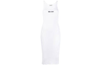 MIU MIU SS23 Slip Dress Women's White